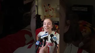 Abby Meyers, Maryland women's basketball senior talks about her team advancing to the Sweet Sixteen