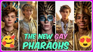 👑 120 GAY Egyptian Princes 💜 The Descendants of PHARAOHS are Celebrating their Gay PRIDE! 🏳️‍🌈 (AI)