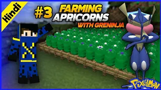 Farming Apricorns And Evolving 3 Of My Pokemons || Minecraft Pixelmon: Part 3 || Xtreme