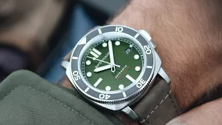 Closer look at the Hull Diver Alligator Green | #spinnaker #hull #diver