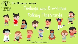 Learn English for Kids | Feelings and Emotions Talking Flashcards | The Mommy Corner