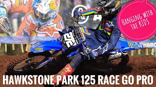 Trying to hang with the KIDS.. 125cc Race at Hawkstone Park. Go Pro