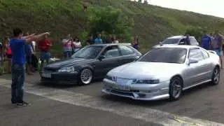 Honda prelude 2.2 vtec vs Honda civic b18c4 turbo