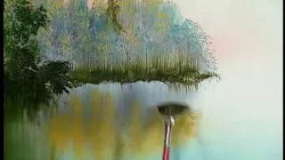 Bill Alexander paints Fall River part 2/3 wet on wet oil painting art