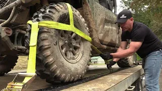 SmartStrap Tire Bonnet Tie Down Tips for Securing your ATV | SXS | UTV...