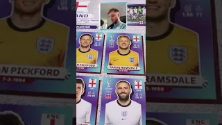 COMPLETING ENGLAND in my Panini WORLD CUP 2022 Sticker Album!! 🏆