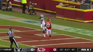 Derek Carr 58 Yard Touchdown Pass to Davante Adams | Raiders vs Chiefs