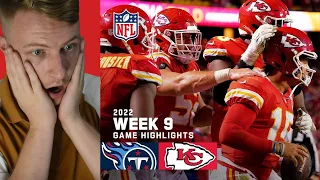 BRITISH Soccer Fan REACTS To Tennessee Titans vs  Kansas City Chiefs Highlights