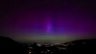 Polarlichter über Vorarlberg