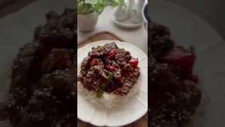 The Best Mongolian Beef! 🌟Better than Take out 🥰 #shorts #food #recipe