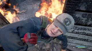 Far Cry 5 setting my gun for hire soldiers on fire for 7 minutes