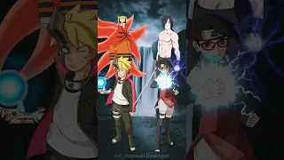 Naruto & Boruto VS Sasuke & Sarada Who | is Stronger? #naruto #boruto#edit#anime #respect#shortsfeed