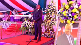 DP RUTO STEALS THE SHOW AT MWAI KIBAKI'S BURIAL CEREMONY!!