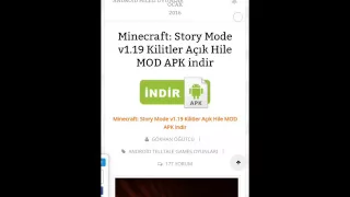 Mİnecraft Story modern nasıl indirilir ve kurulur