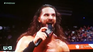 WWE Monday Night RAW March 21th, 2022 Seth Rollins Goes Berserk Before RAW Goes Off The Air