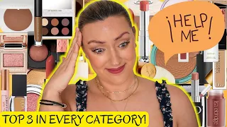 MY TOP 3 IN EVERY CATEGORY | The Best Makeup I've Ever Used!