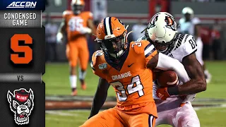 Syracuse vs. North Carolina State Condensed Game | ACC Football 2019-20