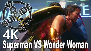 Superman VS Wonder Woman Fight Suicide Squad Kill the Justice League 4K