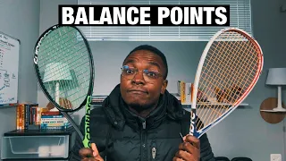 (2/5) Balance Points // Things To Consider When Buying A New Squash Racket // Guide For Beginners