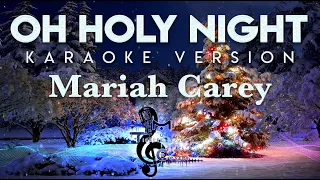Mariah Carey - Oh Holy Night KARAOKE w/Backing Vocals
