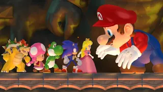 What If Other Characters Fought All Bosses in New Super Mario Bros Wii