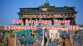 60. Jahrestag des Baus der Berliner Mauer/60th anniversary of the construction of the Berlin Wall