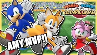 AMY IS THE BEST!!!! Sonic & Tails Play Mario & Sonic At The Olympics Games Tokyo 2020