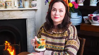 Cozy Reading Vlog / Making Marmalade, Journaling and Reading by the Fire