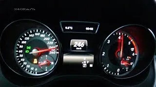 Mercedes CLA 220 CDI 2014 - acceleration 0-220 km/h, top speed test and more