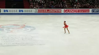 ALINA ZAGITOVA WARM-UP BEFORE FS - WORLD FIGURE SKATING CHAMPIONSHIPS 2018 - LADIES FREE