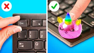 Geweldige schoolhacks🤪🎒🌈Grappige fidgets, squishies, creatieve DIY-knutsels voor epische schooldagen