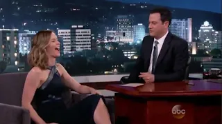 Emily Blunt on Jimmy kimmel 2014 Edge of Tomorrow