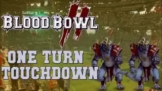 Blood Bowl 2 - One Turn Touchdown with 3 saurus and 2 skinks - the Sage