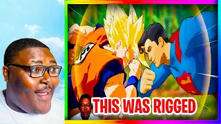 Goku VS Superman (Dragon Ball VS DC Comics) | DEATH BATTLE! | REACTION!