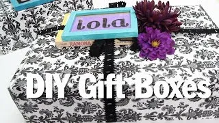 BROKE FOR THE HOLIDAYS, DIY Gift Boxes