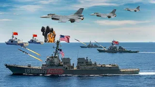 China Panic (Sep 16, 2021) US and UK Navy Warn all out War with China Warship in South China Sea