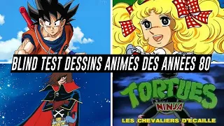 BLIND TEST DESSINS ANIMÉES ANNÉES 80 (30 EXTRAITS)