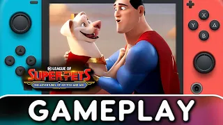 DC League of Super-Pets: The Adventures of Krypto and Ace | First 30 Minutes on Nintendo Switch