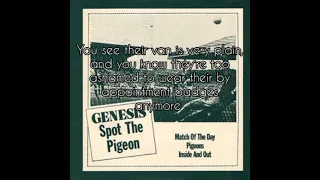 Pigeons by Genesis (Lyrics)