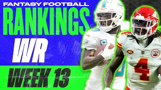 2023 Fantasy Football RANKINGS - TOP 30 Wide Receivers for Week 13