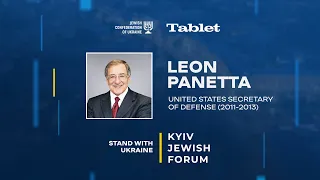 KJF-2023. Day 2. Leon Panetta. Interview