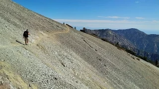 The Scariest Section Of Devil's Backbone Trail (Mt. Baldy)