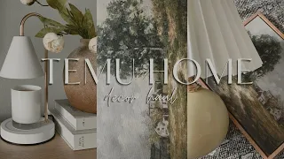 2024 TEMU HOME DECOR HAUL | home decor + organization haul 2024