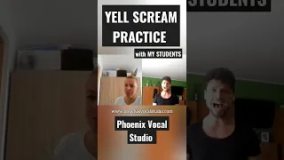 Yell Scream Practice / Exercises / Online Lessons #yellscream #falsecords #coaching #harshvocal