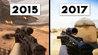 WEAPONS COMPARISON - Star Wars Battlefront 2015 vs 2017