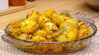 Potatoes with onions are tastier than meat They are so delicious! ASMR recipes!