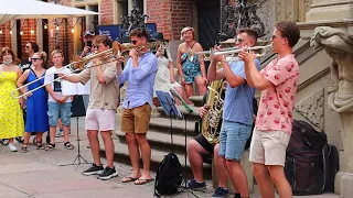 Bella Ciao - amazing Street performance in POLAND