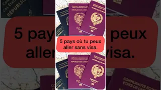 5 pays où tu peux voyager sans visa