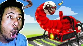 Roblox Scariest Train Ride vs Cart Ride Into Choo Choo Charles || Subroto Gaming