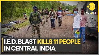 MAOIST ATTACK attack rocks Chhattisgarh : 10 security personnel, driver killed | English News | WION